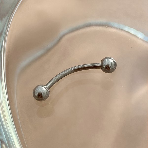 PIERCING BANANA BELL BÁSICO AÇO 316L 10MM PARA PERFURAÇÃO⭐️