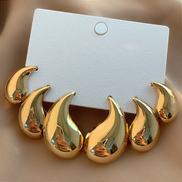 BRINCO KIT VÍRGULAS LATERAIS LISAS BIJU