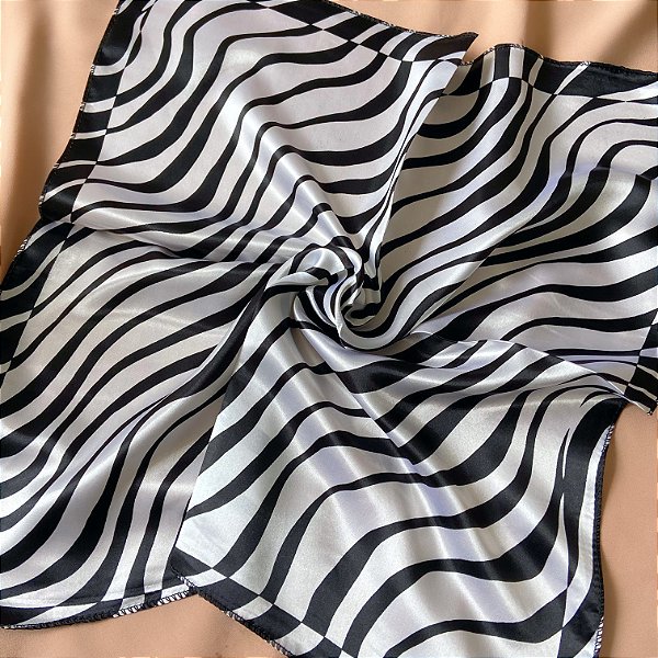 LENÇO ESTAMPA ZEBRA P