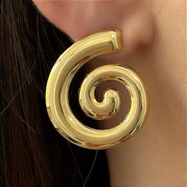 BRINCO FIO ESPIRAL DOURADO AÇO 316L⭐️