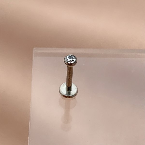 PIERCING AUSTRALIANO / TRÁGUS / CARTILAGEM PONTO DE LUZ M 8MM TITÂNIO SEMIJOIA PARA PERFURAÇÃO⭐️