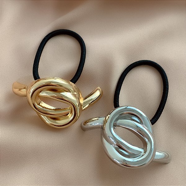 ELÁSTICO HAIR CUFF NÓ EM METAL