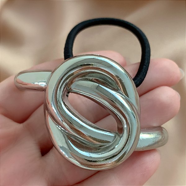 ELÁSTICO HAIR CUFF NÓ EM METAL