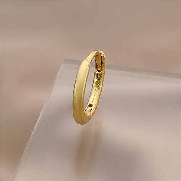 PIERCING CARTILAGEM/CONCH ARGOLINHA LISA BOLEADA 10MM AÇO 316L FOLHEADO A OURO 18K SEMIJOIA PARA ATUALIZAÇÃO⭐️