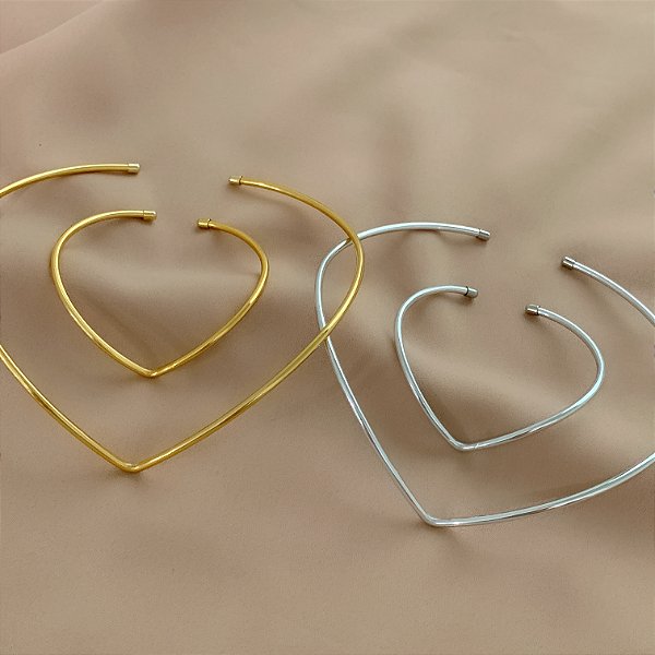 COLAR E PULSEIRA KIT ARO FIO "V" BIJU