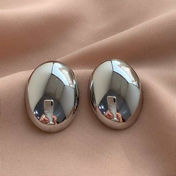 BRINCO OVAL G LISO AÇO 316L⭐️