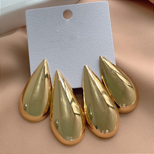 BRINCO KIT GOTAS CLÁSSICAS ALONGADAS BIJU