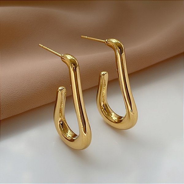 BRINCO ANZOL DOURADO AÇO 316L⭐️