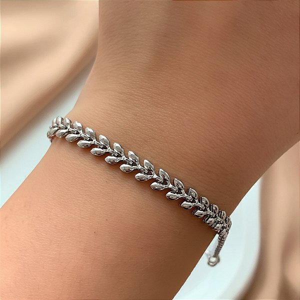 PULSEIRA RAMINHOS LISOS BOLEADOS AÇO 316L⭐️