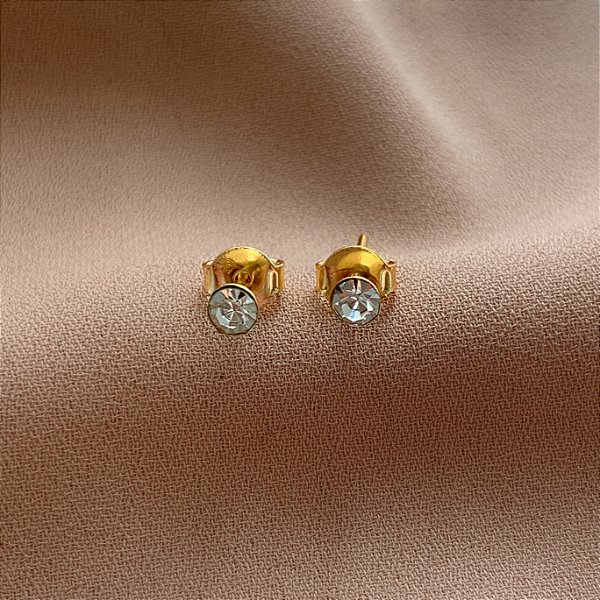 BRINCO PONTO DE LUZ FOLHEADO A OURO 18K⭐