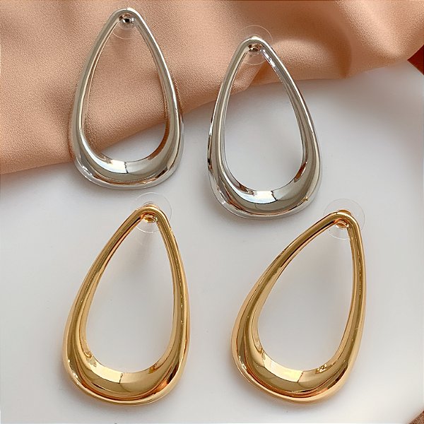 BRINCO MAXI GOTA VAZADA G BIJU