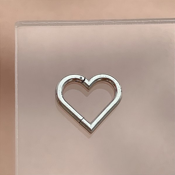 PIERCING CARTILAGEM/ DAITH/ ROOK ARGOLA SEGMENTO CORAÇÃO 8MM AÇO 316L PARA ATUALIZAÇÃO⭐️