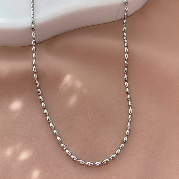 COLAR PONTILHADO AÇO 316L⭐️