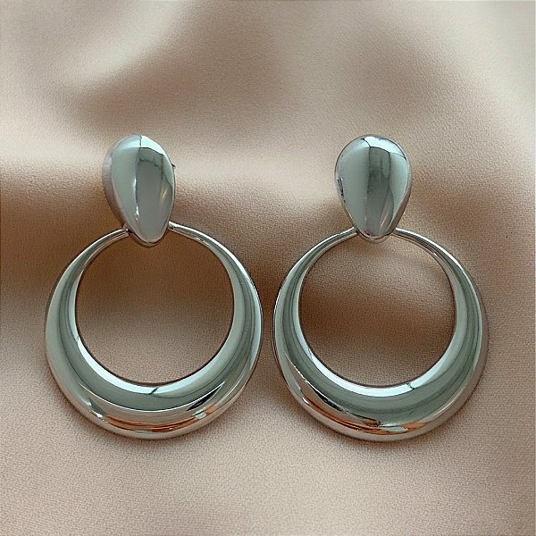 BRINCO GOTA E CÍRCULO AÇO 316L⭐️