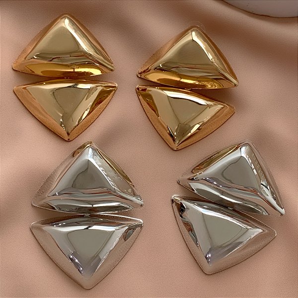 BRINCO MAXI TRIÂNGULOS INVERTIDOS BIJU