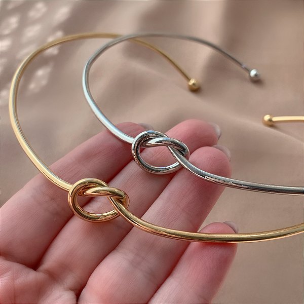 COLAR CHOKER ARO NÓ BIJU