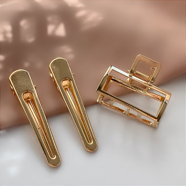 PRESILHA KIT RETANGULAR BIJU