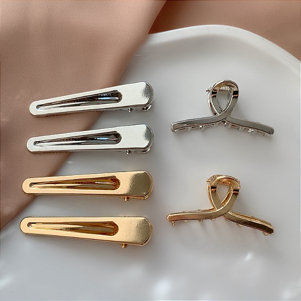 KIT DE PRESILHAS PIRANHA FIO CRUZADO E BICO DE PATO BIJU