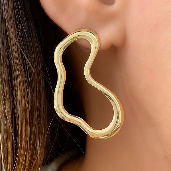 BRINCO ORGÂNICO MOVIMENTO DOURADO AÇO 316L⭐️