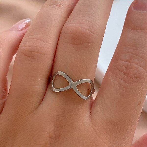 ANEL INFINITO AÇO 316L⭐️
