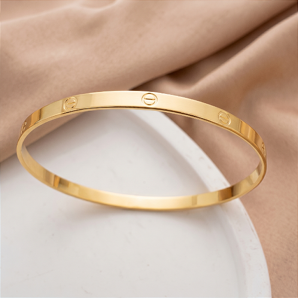 PULSEIRA INSPIRED CARTIER DOURADO AÇO 316L⭐️