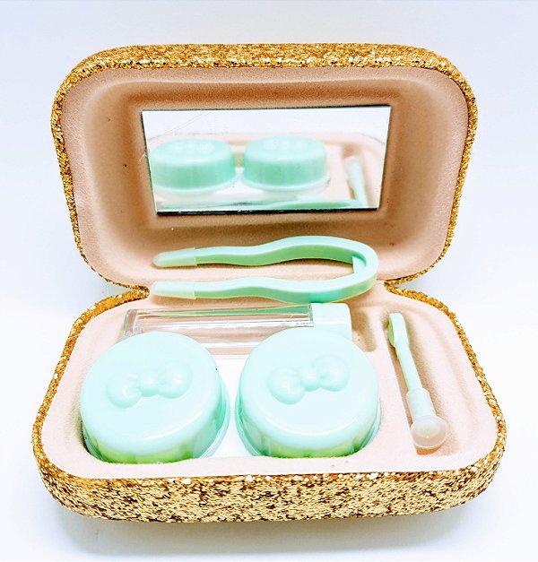 Case para lentes de contato -Glitter