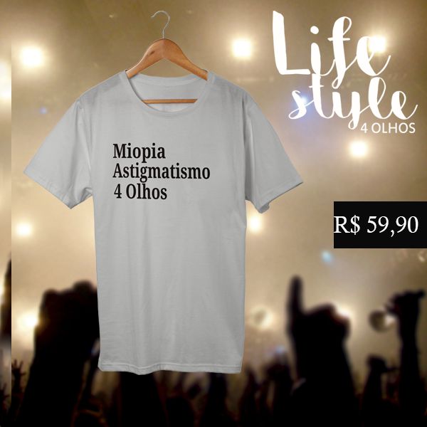 T-shirt| Miopia- astgmatismo - 4 olhos