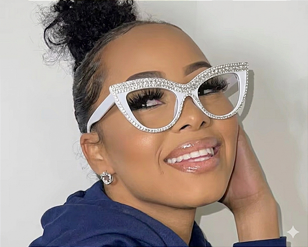 Miss Shine Branca - cravejada