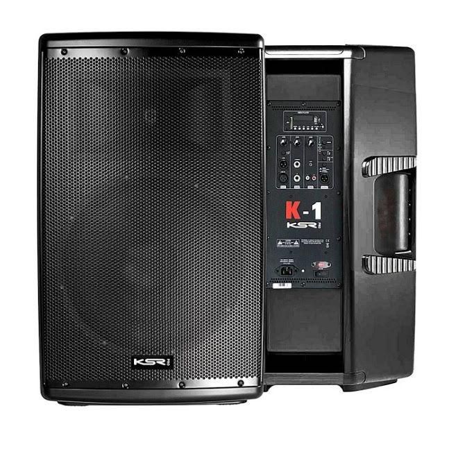 Caixa D/som Ativa 15 Polegadas Ksr Mixer K1b Bluetooth 1000w