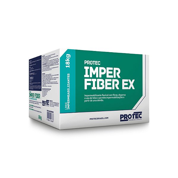 IMPER Fiber EX- Impermeabilizante Flexível 18kg (Sem telas)