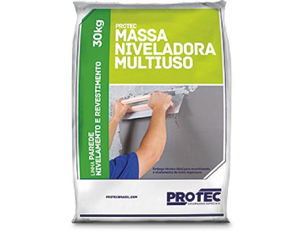 MASSA NIVELADORA DE PAREDE MULTIUSO CINZA 30KG