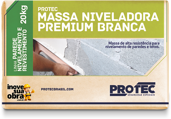 MASSA NIVELADORA DE PAREDE -BRANCO PREMIUM 20KG