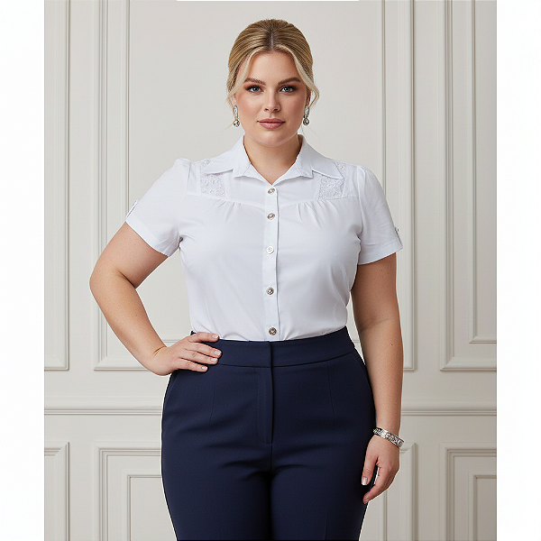 Camisa de Tricoline - Ref 52.22