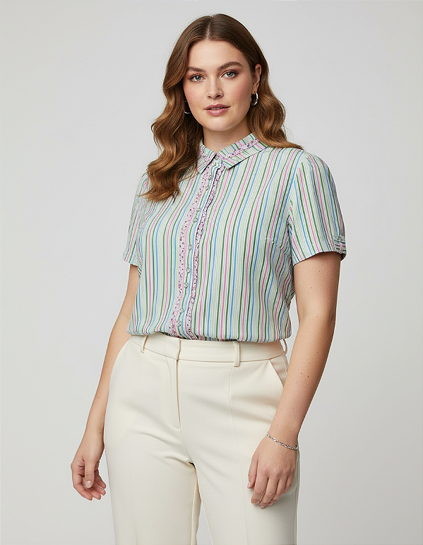 Camisa Listrada - Ref 54.83