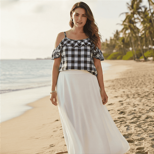 Blusa Xadrez - Ref 62.44