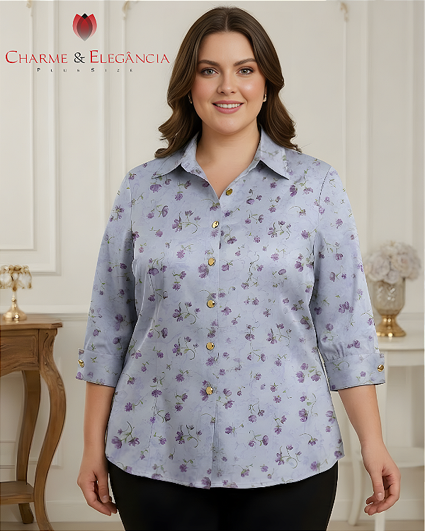 Camisa Manga 3/4 - Ref 53.61