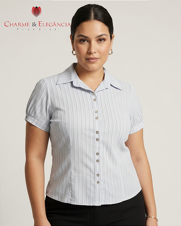 Camisa Tricoline com Elastano - Ref 52.05