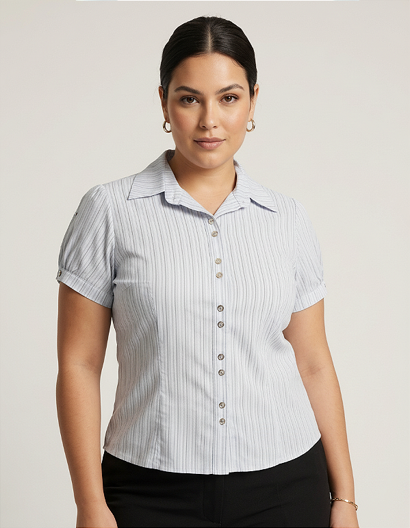 Camisa Tricoline com Elastano - Ref 52.05