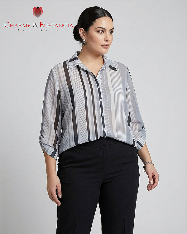 Camisa Listrada - Ref 54.22