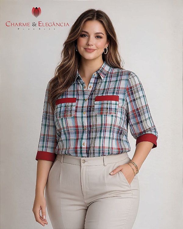 Camisa Xadrez- Ref 52.20
