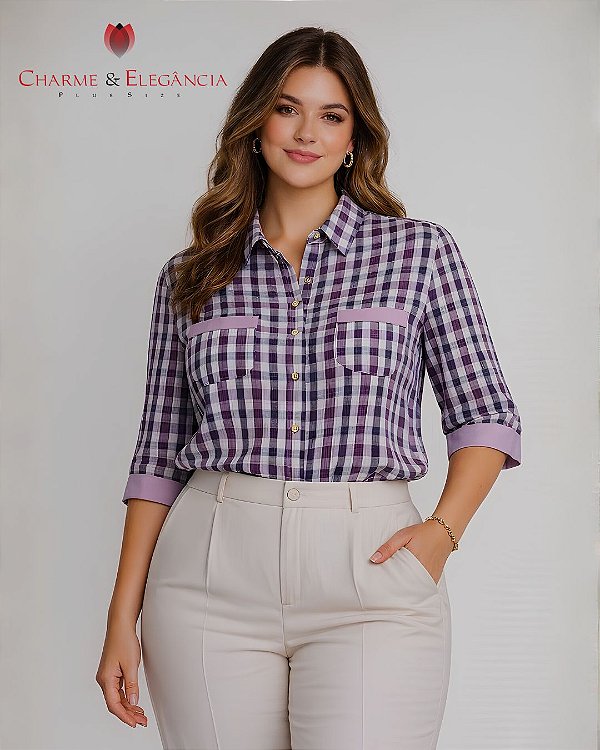Camisa Xadrez- Ref 52.20