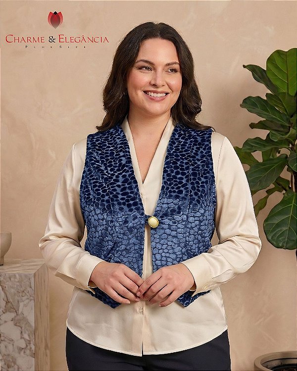 Colete Feminino Veludo - Ref 43.69