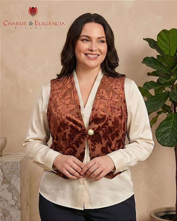 Colete Feminino Veludo - Ref 43.69