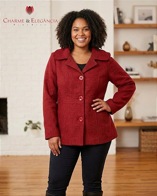Blazer Feminino em Linhão- Ref. 56.800