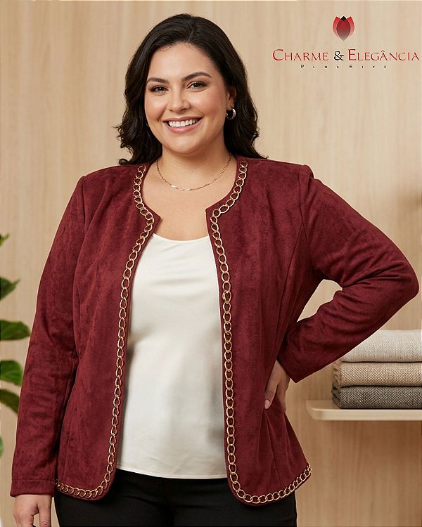 Blazer Feminino em Chamoa- Ref. 51.68