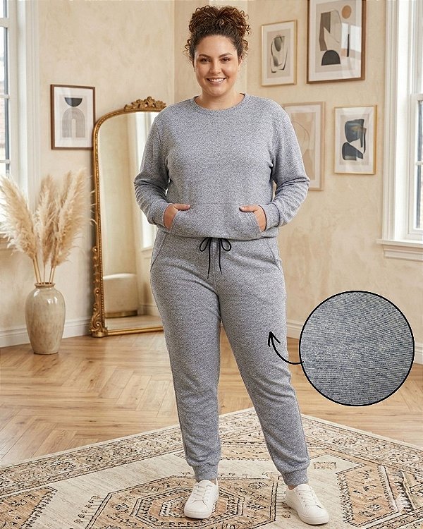 Conjunto de Malha Tweed Mademoiselle - Ref. 73.704