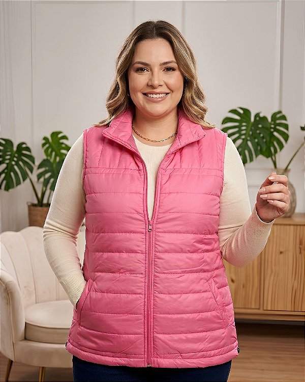 Colete Feminino de Matelassê Dublado Silic - Ref. 71.427