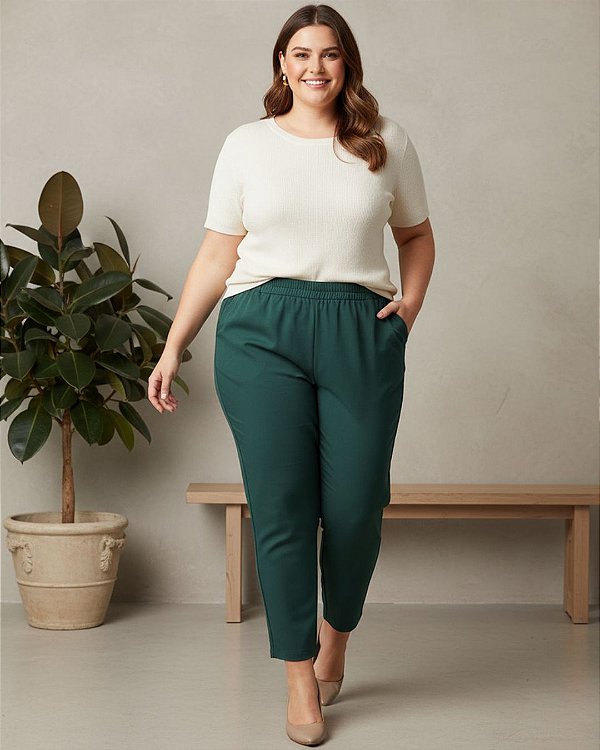 Calça Feminina De Tecido Alfaiataria Spada - Ref 75.133