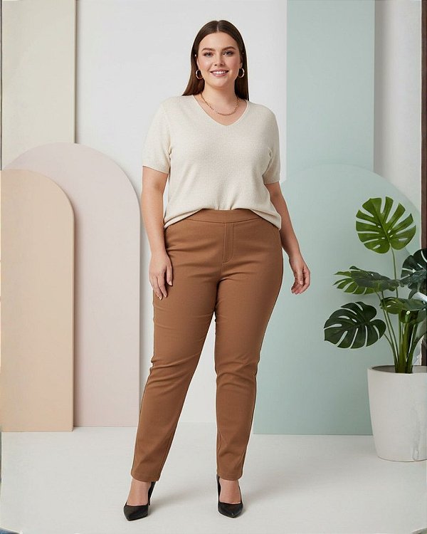 Calça Feminina De Sarja Bengaline - Ref 00.21