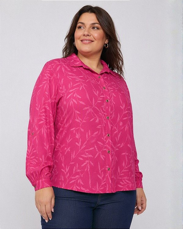 Camisa Feminina De Tecido Air Flow Jacquard - Ref 73.207
